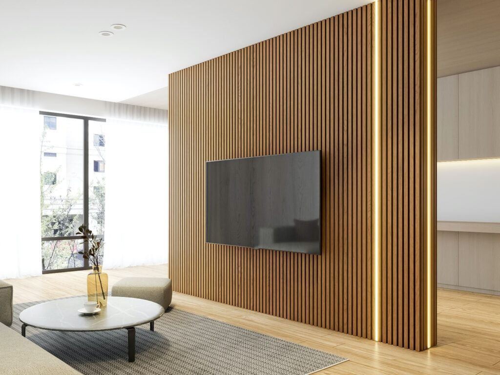 Wall panel kayu