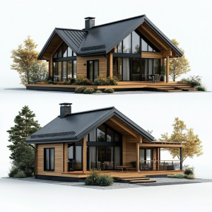 Model rumah kayu masa kini terbaru