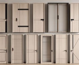 Jenis pintu engineering wood door