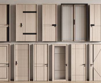 Jenis pintu engineering wood door