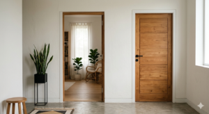 pintu kayu minimalis