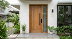 pintu kayu minimalis
