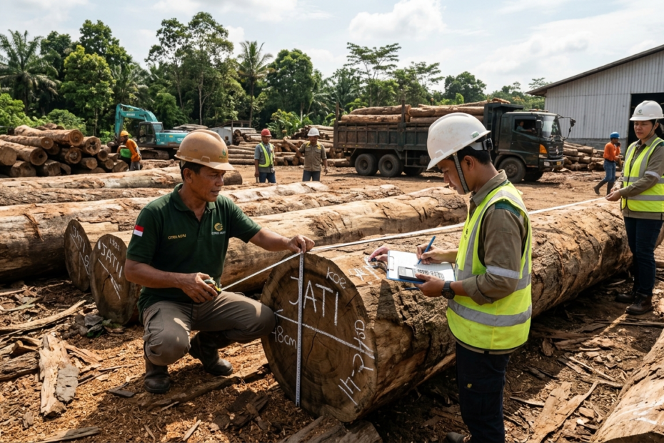 cara menghitung kubikasi kayu