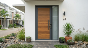 pintu kayu minimalis